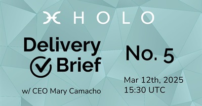 Holo to Hold Live Stream on YouTube on March 12th
