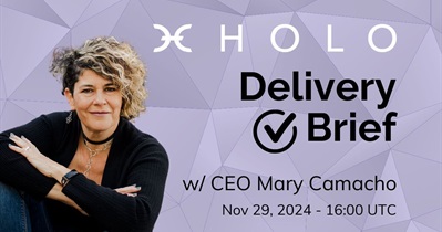 Holo to Hold Live Stream on YouTube on November 29th