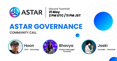 Astar to Host Community Call on May 21st