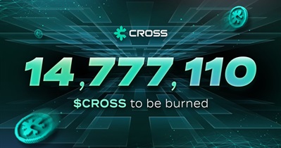 Cross to Hold Token Burn on August 29th