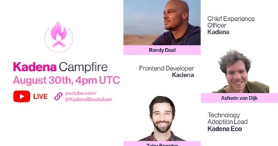 Kadena to Hold Live Stream on YouTube on August 30th