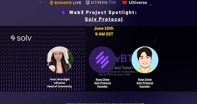 Solv Protocol to Hold Live Stream on Binance Live
