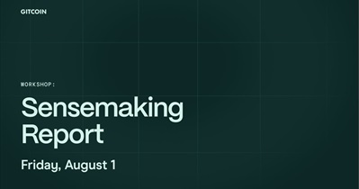 Gitcoin to Host Sensemaking Report Workshop on August 1
