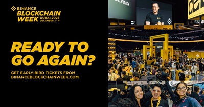 BNB to Hold Binance Blockchain Week in Dubai on December 3rd