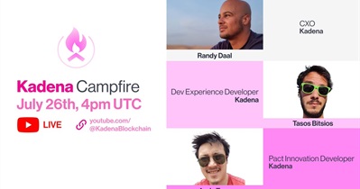 Kadena to Host Live Stream on YouTube on July 26th