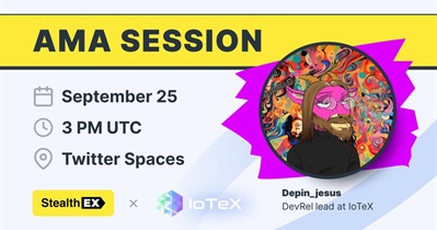 IoTeX to Hold AMA on X on September 25th