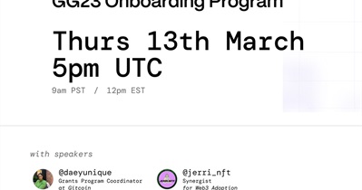 Gitcoin to Hold AMA on X on March 13th