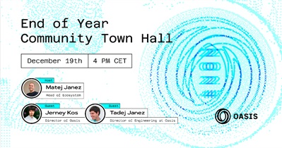 Oasis Network to Host Community Call on December 19th