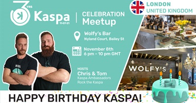 Kaspa to Host Meetup in London on November 8th