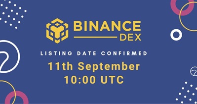 Listing on Binance DEX