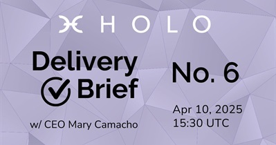 Holo to Hold Live Stream on YouTube on April 10th
