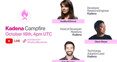 Kadena to Hold Live Stream on Youtube on October 18th