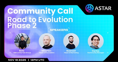 Astar to Host Live Stream on YouTube on November 18