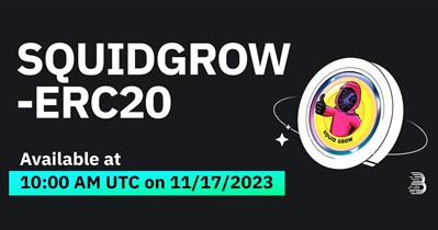 SquidGrow to Be Listed on BitMart on November 17th