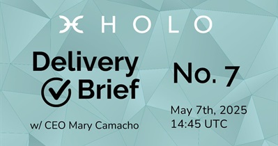 Holo to Hold Live Stream on YouTube on May 7th