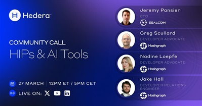 Hedera to Host Community Call on March 27th