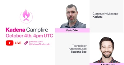 Kadena to Hold Live Stream on YouTube on October 4th