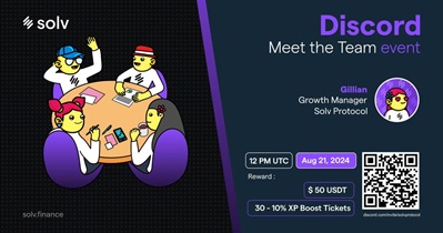 Solv Protocol to Hold AMA on Discord on August 21st