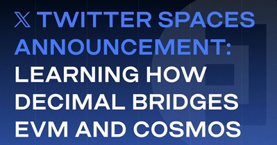 Decimal to Hold AMA on X on January 10th