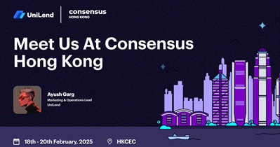 UniLend Finance to Participate in Consensus Hong Kong in Hong Kong