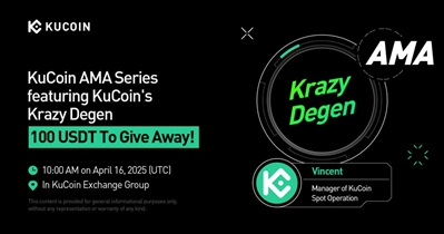 KuCoin Token to Hold AMA on Telegram on April 16th