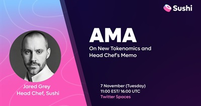 Sushi to Hold AMA on X on November 7th