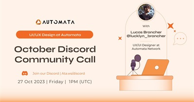 Automata to Host Community Call on October 27th
