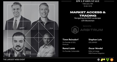 BitMEX Token to Participate in RWA Paris in Paris on February 13th