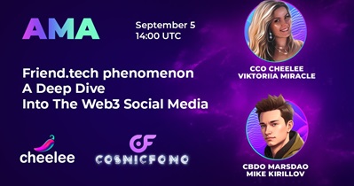 Cheelee to Hold AMA on X on September 5th