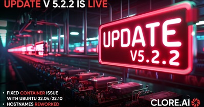 Clore.ai to Update Software