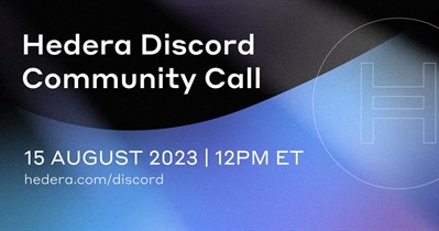 Hedera to Host Community Call on Discord on August 15