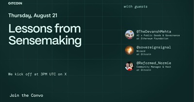 Gitcoin to Host Community Call on August 21st