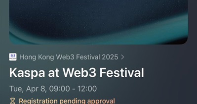 Kaspa to Participate in Web3Festival in Hong Kong on April 8th