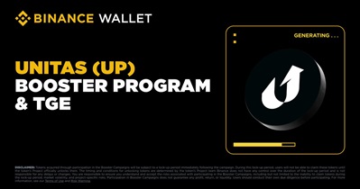 BNB Launches Booster Program and TGE for Unitas (UP) Via Binance Wallet on January 12th