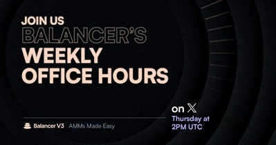 Balancer to Hold AMA on X on August 14th