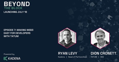 Kadena to Hold Live Stream on YouTube on July 18th