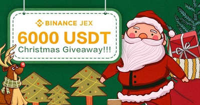 Christmas giveaway on Binance JEX