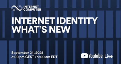 Internet Computer to Hold Live Stream on YouTube on September 24th