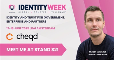 CHEQD Network to Participate in Identity Week Europe 2025 in Amsterdam on June 17th