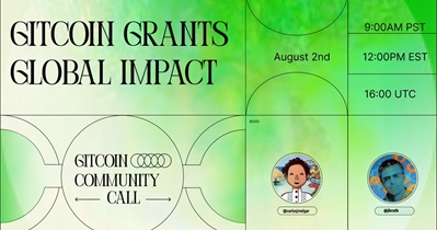 Gitcoin to Host Community Call on Twitter on August 2nd
