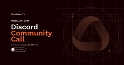Automata to Host Community Call on April 16th