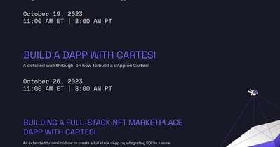 Cartesi to Host Workshop on November 2nd