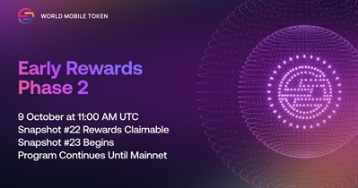 World Mobile Token to Take Early Staking Snapshot on November 9