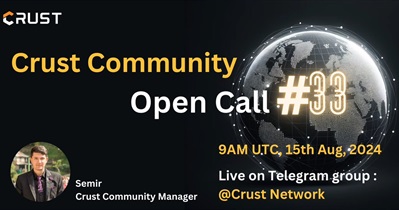 Crust Network to Host Community Call on August 15th