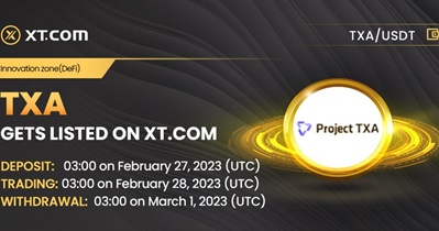 Listing on XT.COM