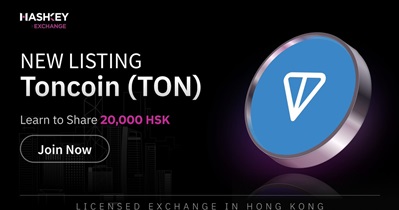 Toncoin to Be Listed on HashKey Exchange on May 9th