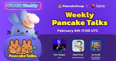 PancakeSwap to Hold Live Stream on YouTube on February 6th