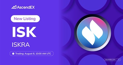ISKRA Token to Be Listed on AscendEX on August 8th
