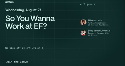 Gitcoin to Hold AMA on X on August 27th