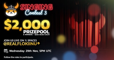 FLOKI to Hold Singing Contest on X on November 29th